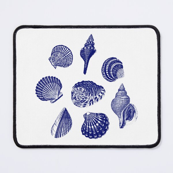 Item preview, navy blue shells sticker pack | baby tee | t shirt designed and sold by y4ilf0r3ver.
