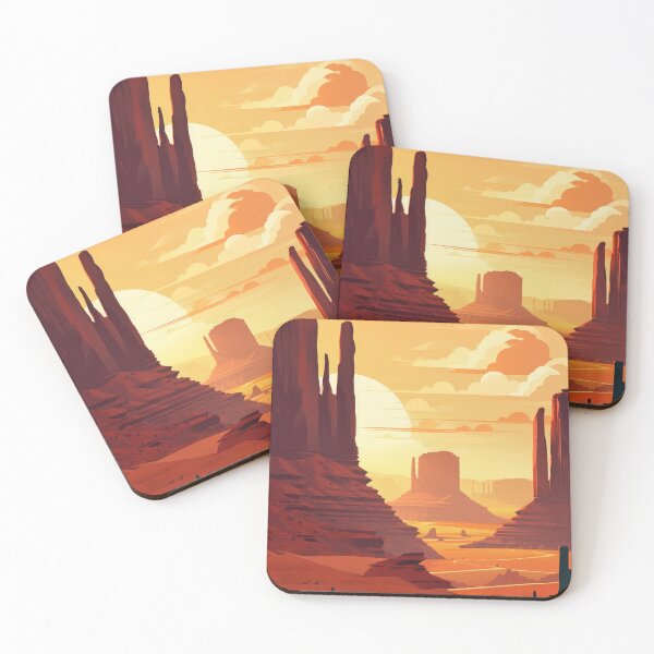 Item preview, Monument Valley Navajo Tribal Park Sunset designed and sold by WanderlustArtsy.