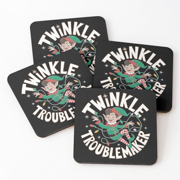 Item preview, Twinkle Troublemaker: Playful Elf Christmas Design designed and sold by love3617.