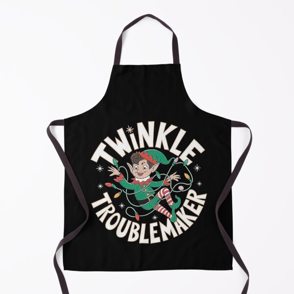 Item preview, Twinkle Troublemaker: Playful Elf Christmas Design designed and sold by love3617.