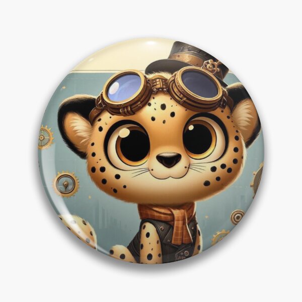 Item preview, Steampunk Cheetah designed and sold by Sillytoe.