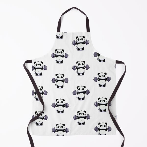 Item preview, Strong Panda Lifting Weights - Cute Fitness designed and sold by DuxDesigns.