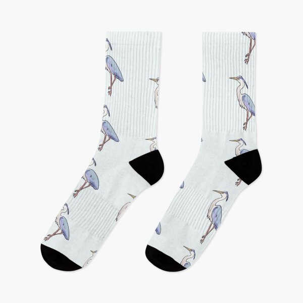 Item preview, Cute blue heron illustration  designed and sold by Artofmayara.