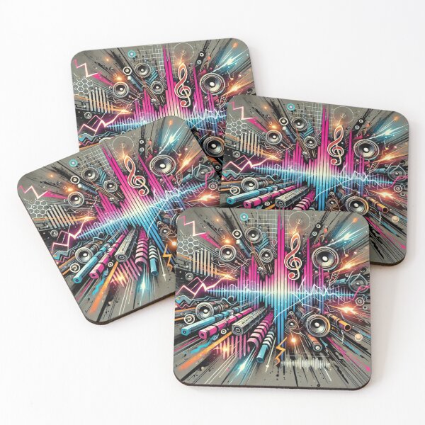 Item preview, Electric Soundwave Graffiti Explosion designed and sold by aunins7.