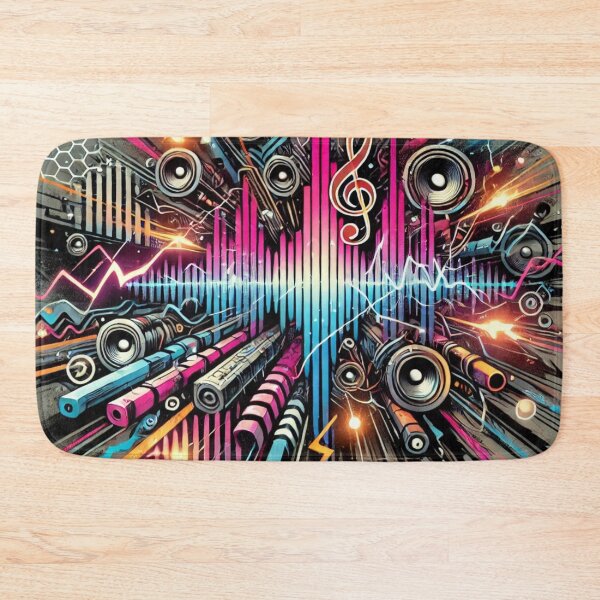 Item preview, Electric Soundwave Graffiti Explosion designed and sold by aunins7.