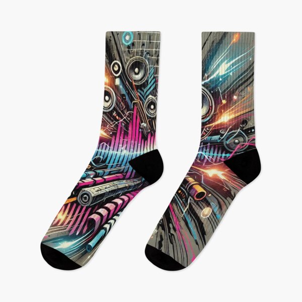 Item preview, Electric Soundwave Graffiti Explosion designed and sold by aunins7.
