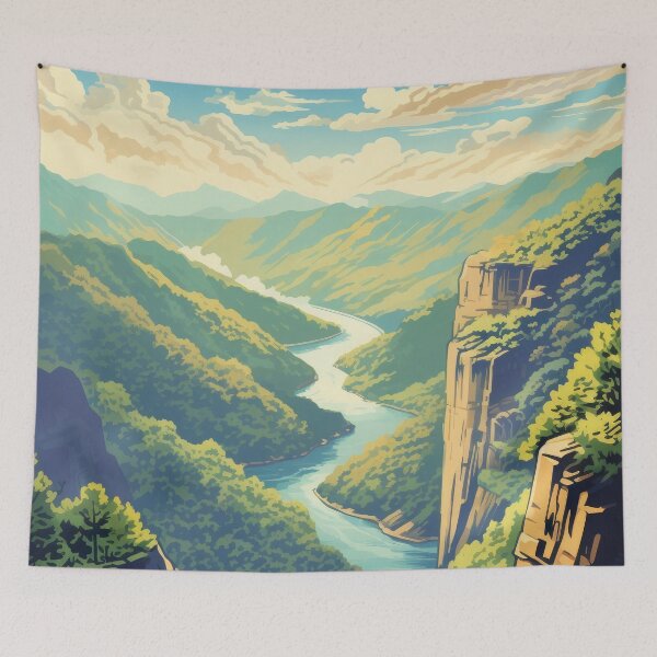 Item preview, New River Gorge National Park designed and sold by WanderlustArtsy.
