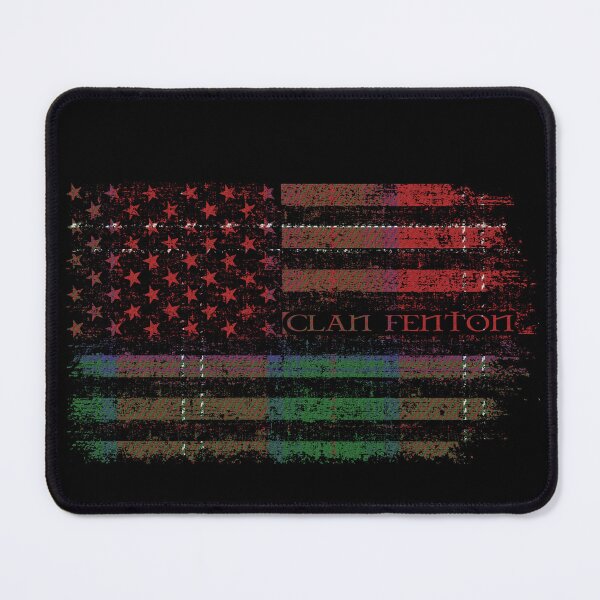 Item preview, Clan Fenton Scottish tartan US flag kilt Scotland designed and sold by Clan1093.