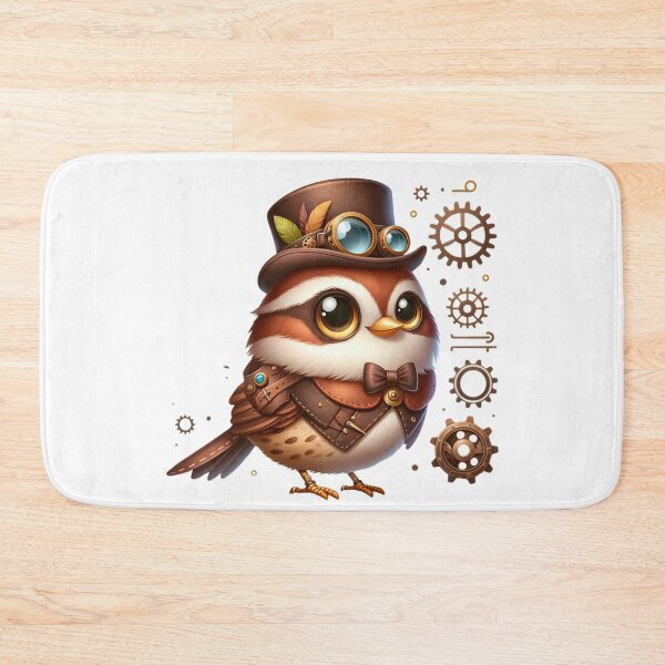 Item preview, Steampunk Chestnut-Sided Warbler designed and sold by Sillytoe.