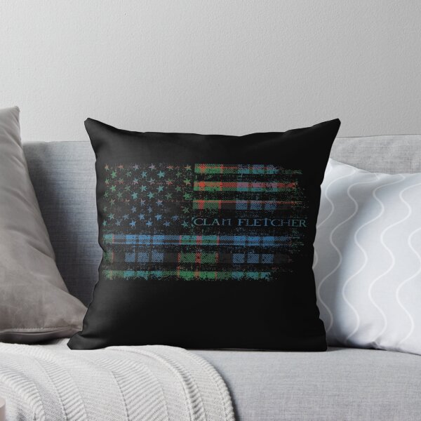 Item preview, Clan Fletcher of Dunans Scottish tartan US flag Scotland designed and sold by Clan1093.