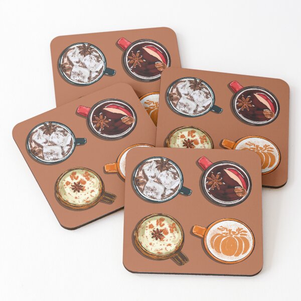 Item preview, Autumn Delights Drinks designed and sold by MaiZephyr.