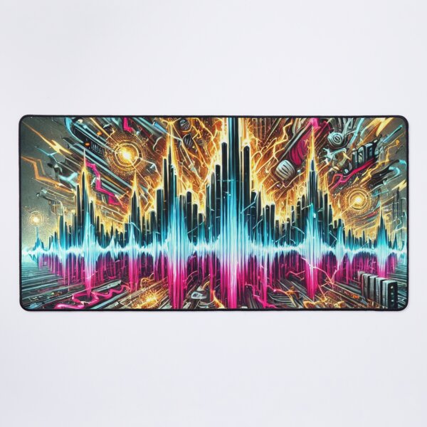 Item preview, High-Frequency Soundwave Explosion Art designed and sold by aunins7.