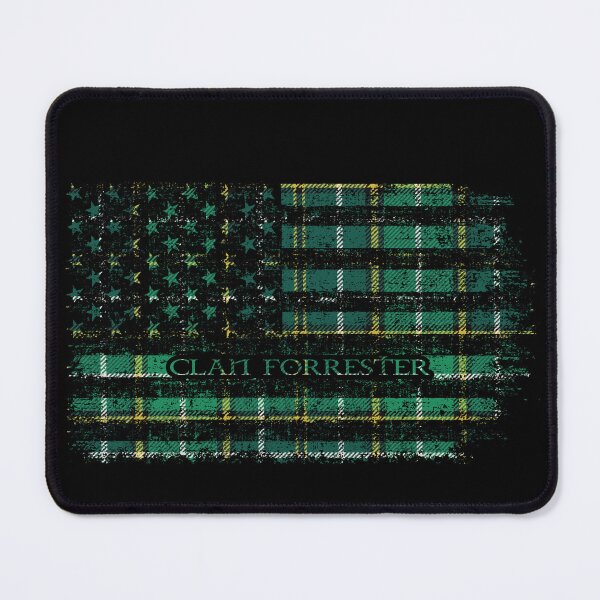 Item preview, Clan Forrester Hunting Scottish tartan US flag kilt Scotland designed and sold by Clan1093.