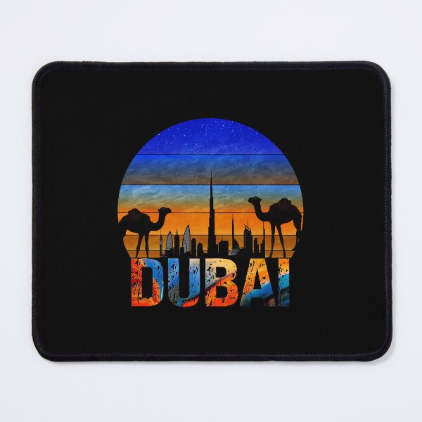 Item preview, Dubai Burj Khalifa Vintage United Arab Emirates Camel Graphic Design designed and sold by ELBERSAID.