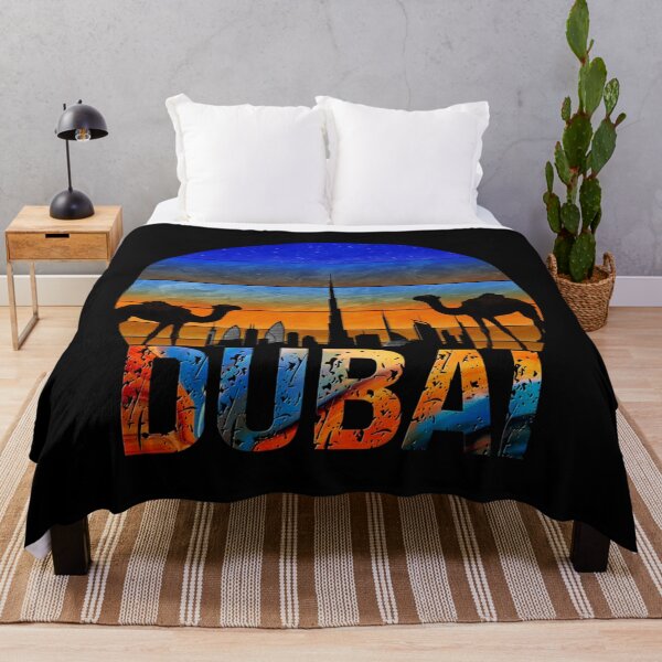 Item preview, Dubai Burj Khalifa Vintage United Arab Emirates Camel Graphic Design designed and sold by ELBERSAID.