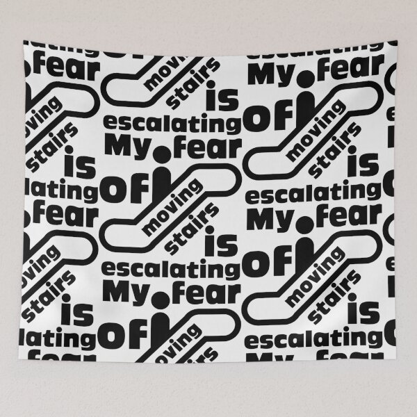 Item preview, My Fear Of Moving Stairs Is Escalating designed and sold by portokalis.