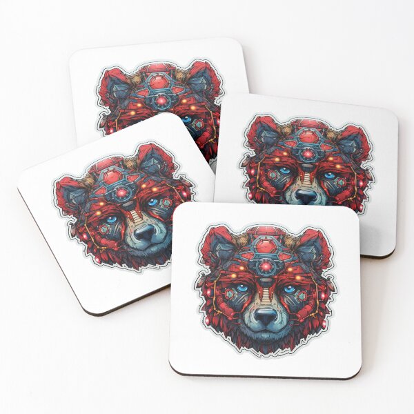 Item preview, Cyber Bear // Brown bear // Animal // Cyber Animal // Future // Animal Warrior designed and sold by SMARTKIT  DESIGNAGENCY.