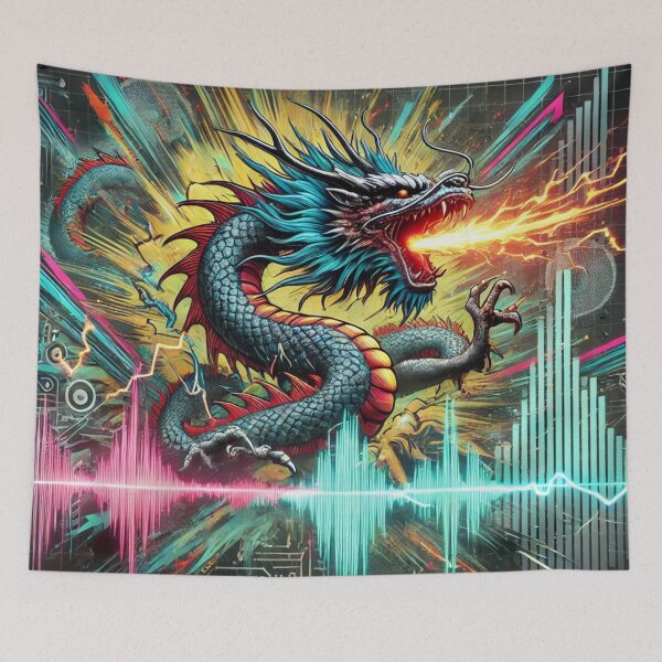 Item preview, Dragon Fury in a Neon Soundwave Burst designed and sold by aunins7.