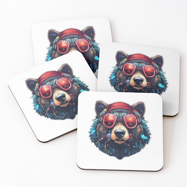 Item preview, Cyber Bear // Brown bear // Animal // Cyber Animal // Future // Animal Warrior designed and sold by SMARTKIT  DESIGNAGENCY.