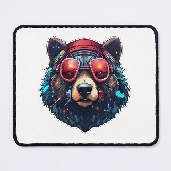 Item preview, Cyber Bear // Brown bear // Animal // Cyber Animal // Future // Animal Warrior designed and sold by SMARTKIT DESIGNAGENCY.