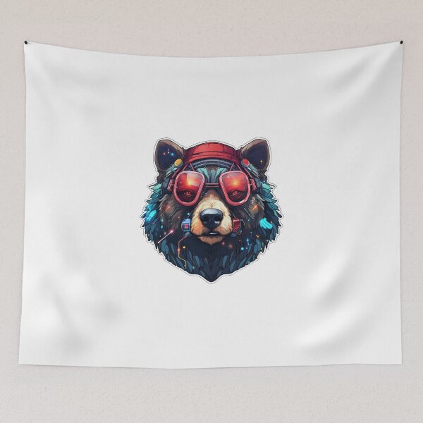 Item preview, Cyber Bear // Brown bear // Animal // Cyber Animal // Future // Animal Warrior designed and sold by SMARTKIT  DESIGNAGENCY.