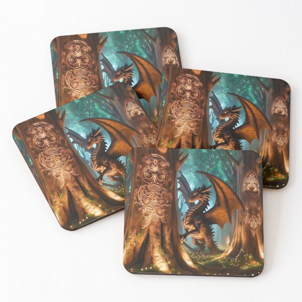 Item preview, Dragon Guardian of the Enchanted Forest designed and sold by TeslaSt0re.