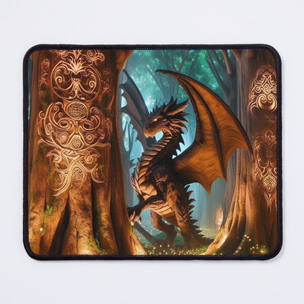 Item preview, Dragon Guardian of the Enchanted Forest designed and sold by TeslaSt0re.