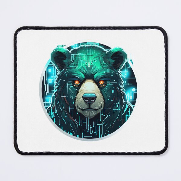 Item preview, Cyber Bear // Brown bear // Animal // Cyber Animal // Future // Animal Warrior designed and sold by SMARTKIT DESIGNAGENCY.