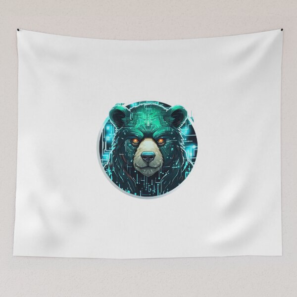 Item preview, Cyber Bear // Brown bear // Animal // Cyber Animal // Future // Animal Warrior designed and sold by SMARTKIT  DESIGNAGENCY.