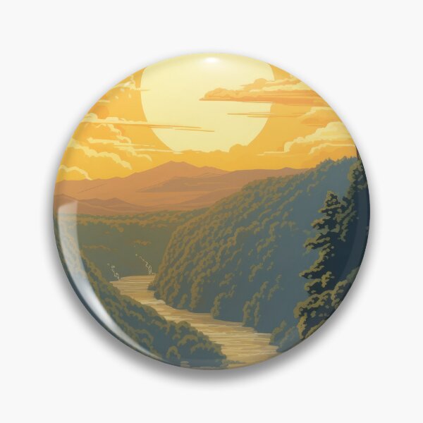 Item preview, New River Gorge National Park Sunset designed and sold by WanderlustArtsy.