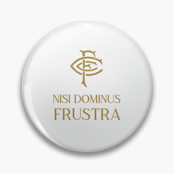 Item preview, Nisi Dominus Frustra Gold B designed and sold by VRedBaller.