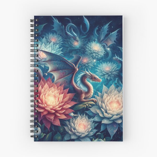 Item preview, Dragon Amidst the Blossoming Lotus designed and sold by TeslaSt0re.