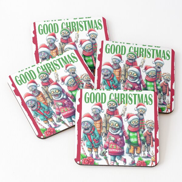 Item preview, Alternative, Cute, Zombie, Santa, monster Horror Christmas, card, Greeting, Card, hammer horror, classic, gift, designed and sold by blackdoggdesign.