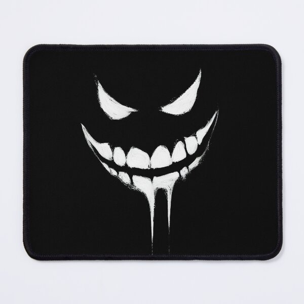 Item preview, Chilling Evil Smile Minimalist Dark Fantasy Chalk designed and sold by Easy-Logo.
