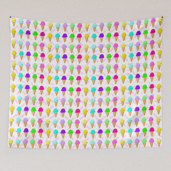 Item preview, Ice Cream Print designed and sold by rainbowdazzle.