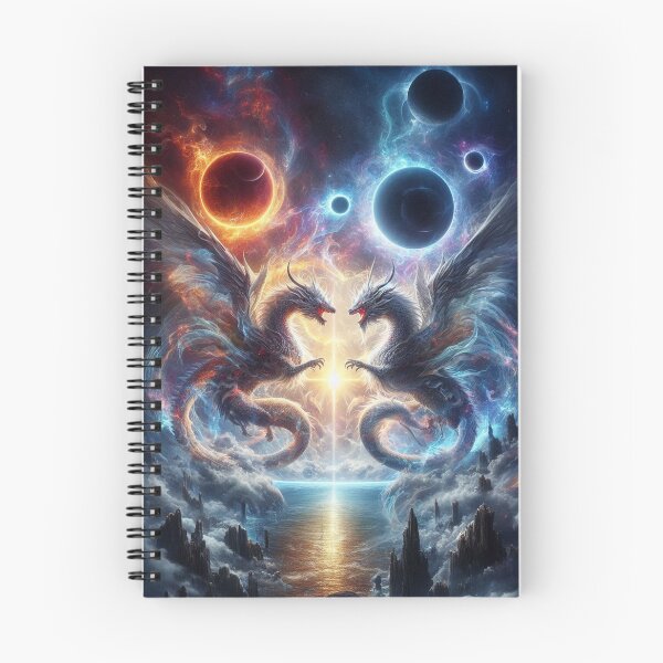 Item preview, Duel of the Cosmic Dragons designed and sold by TeslaSt0re.