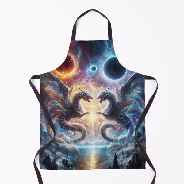 Item preview, Duel of the Cosmic Dragons designed and sold by TeslaSt0re.