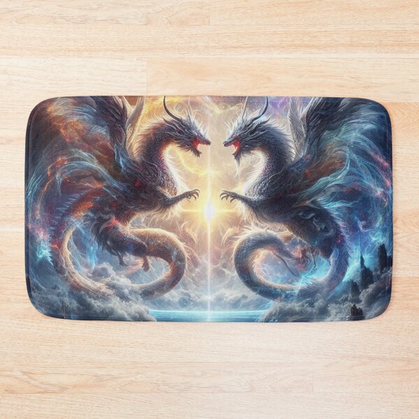 Item preview, Duel of the Cosmic Dragons designed and sold by TeslaSt0re.