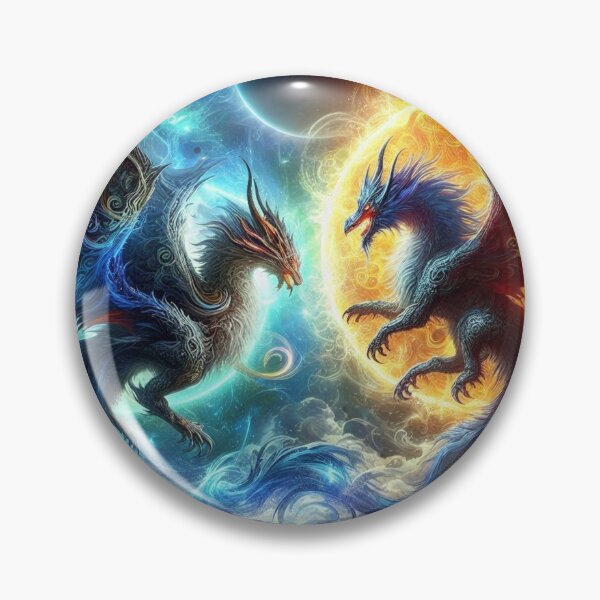 Item preview, Cosmic Dragons A Celestial Showdown designed and sold by TeslaSt0re.