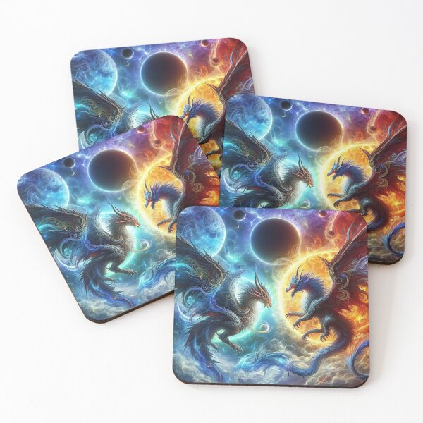 Item preview, Cosmic Dragons A Celestial Showdown designed and sold by TeslaSt0re.