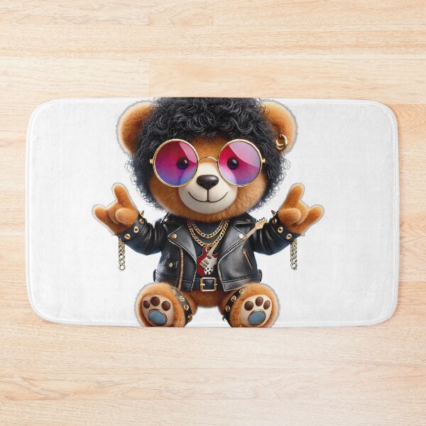 Item preview, Rocker teddy bear with sunglasses and chains designed and sold by Osintown.