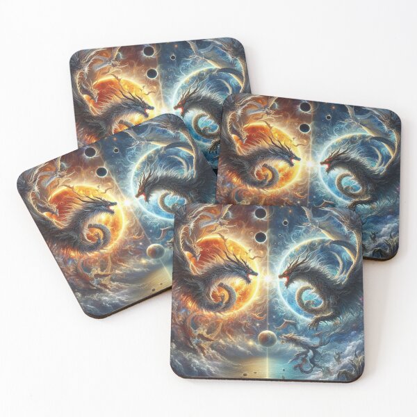 Item preview, Cosmic Dragons A Celestial Confrontation designed and sold by TeslaSt0re.