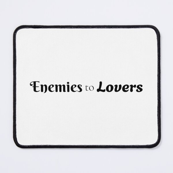 Item preview, Enemies to Lovers Romance Trope, Simplistic Black & White designed and sold by BookishNookish.