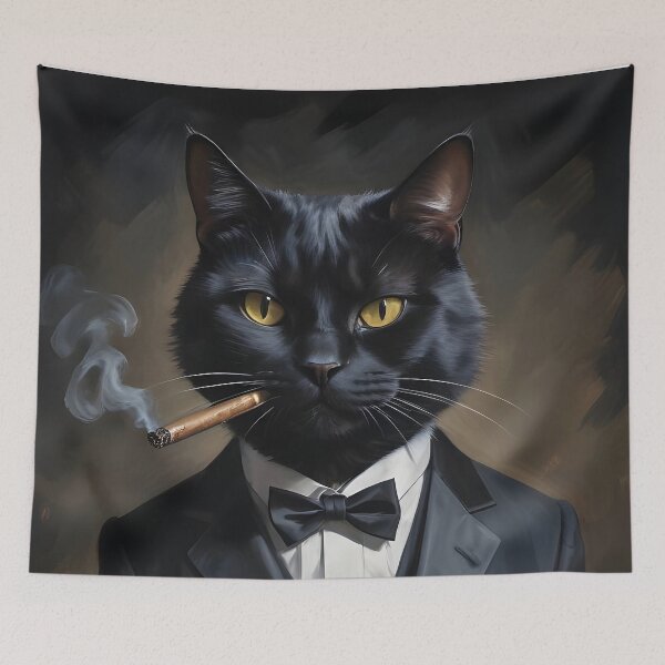 Item preview, Gentleman's Respite: Dapper Cat - The Classy Feline designed and sold by Very Peculiar.
