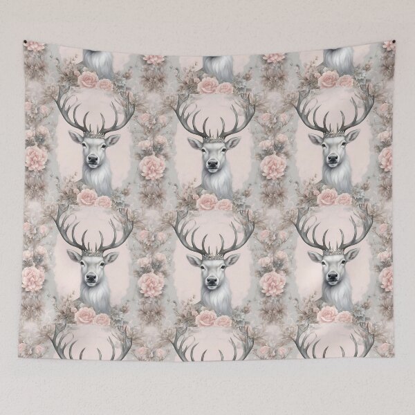 Item preview, Vintage Reindeer Baroque, Baroque Reindeer Art designed and sold by No11DigitalArt.