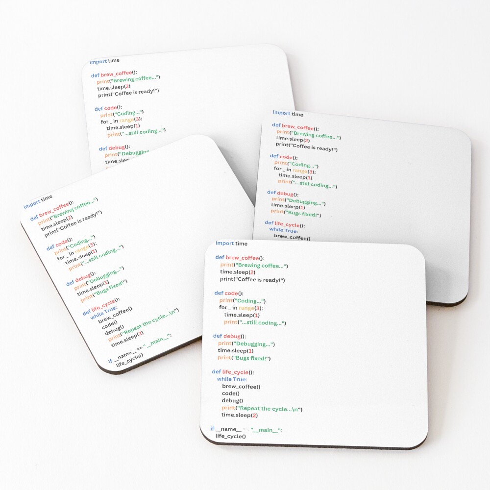 Item preview, Coasters (Set of 4) designed and sold by mateuszwrz.