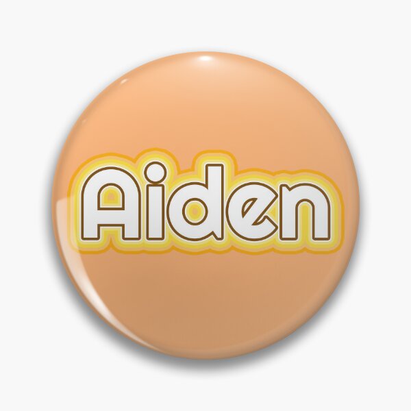 Item preview, Aiden Golden Glow Name designed and sold by inknames.
