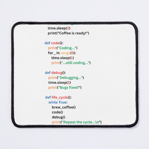 Item preview, Caffeine and Code Coding Programming Programmer Gift designed and sold by mateuszwrz.