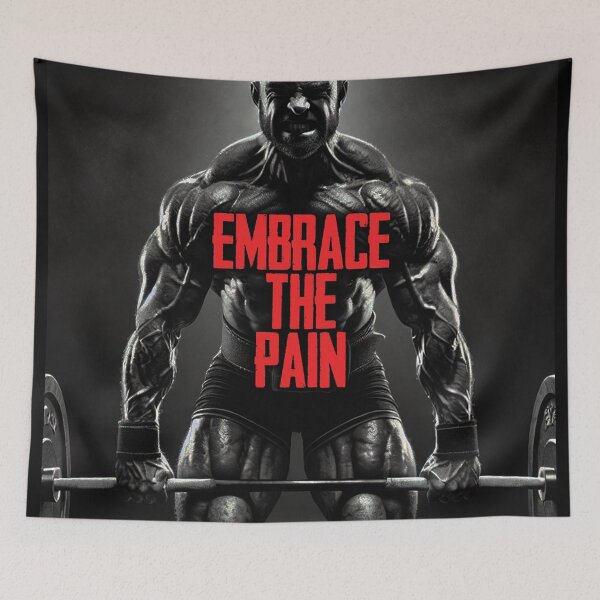 Item preview, Embrace The Pain - Intense Motivational Gym designed and sold by Printend _.