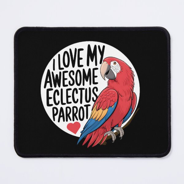 Item preview, Eclectus Parrot Sticker - I Love My Awesome Eclectus Parrot shirt, Bird Lover Gift designed and sold by SlocifieShop.